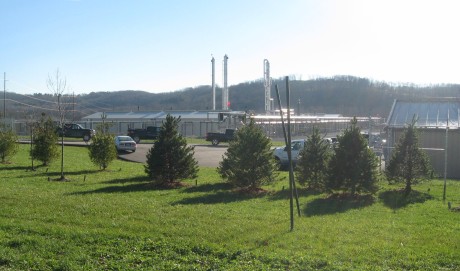 The processing plant in near Evans City, PA. 
